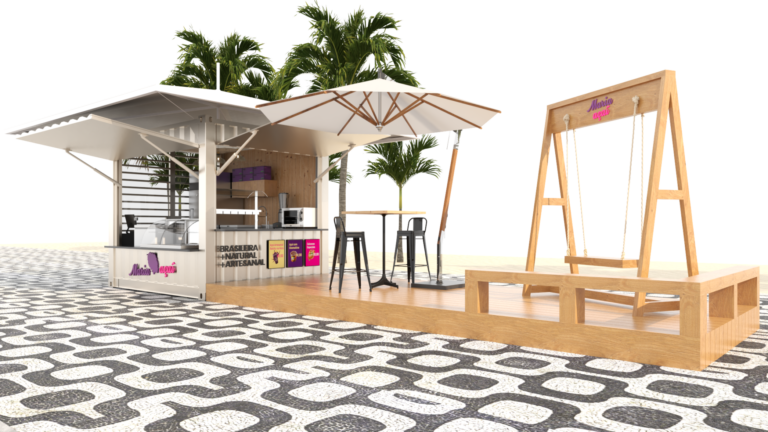 Modelo de negócio quiosque de praia Maria Açaí
